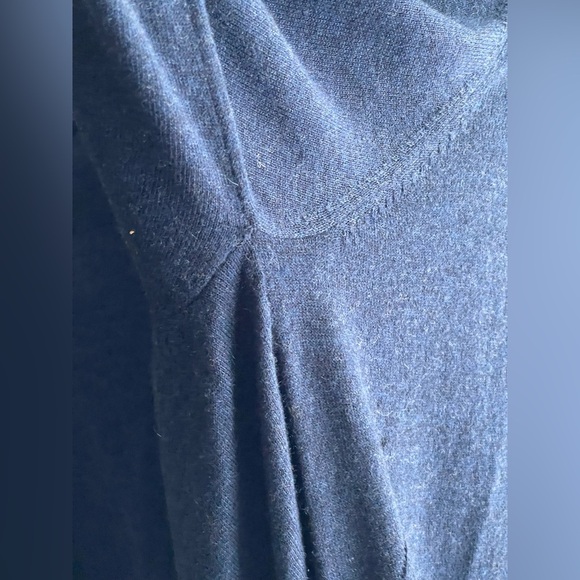 NWT Zadig & Voltaire Rona 100% Cashmere Cardigan in Navy Missing Belt Size Small - Picture 16 of 16